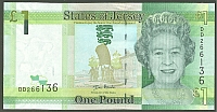 Jersey, P-32a, 2010 States of Jersey One Pound Note, GemCU